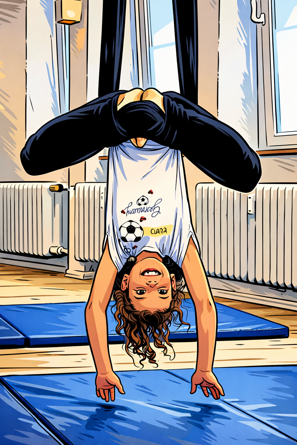 Tuchakrobatik für Kinder